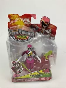 Power Rangers Dino Super Charge (2014) Bandai Pink Hero Action Figure Taped Pckg - Picture 1 of 10