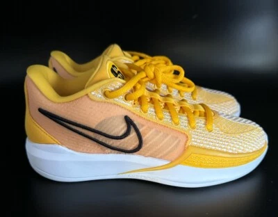 Nike Women’s 5.5 Sabrina 1 TB University Gold/Black Basketball Shoes FQ3837-700 - Image 1 of 4