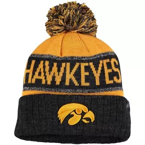 Iowa Hawkeyes encabezan el mundo Juventud bajo cero Sombrero de punto con puños NUEVO - Imagen 1 de 2