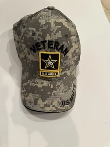 Berretto uomo U.S. Cappello mimetico militare US Army veteran ritirato berretto pixelato - Foto 1 di 3