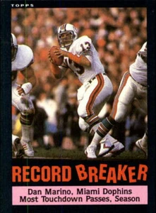 1985 Topps #4 Dan Marino RB UER Most Touchdown Passes Season Dolphins misspelled - Picture 1 of 2
