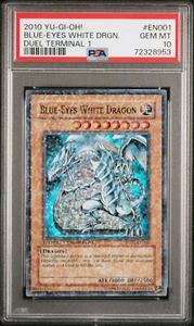 YUGIOH DUEL TERMINAL DT01-EN001 BLUE-EYES WHITE DRAGON PSA 10 GEM MINT #72328953 - Picture 1 of 13