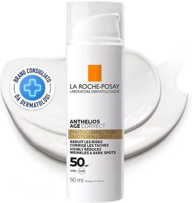 La Roche Posay Age Correct, Crema Protettiva Anti-Età, Azione Anti-Uva E UVB, Pe - Immagine 1 di 4