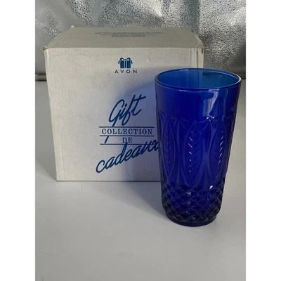 Juego de (4) cristalería Avon Royal Sapphire azul cobalto Foto 1 de 4