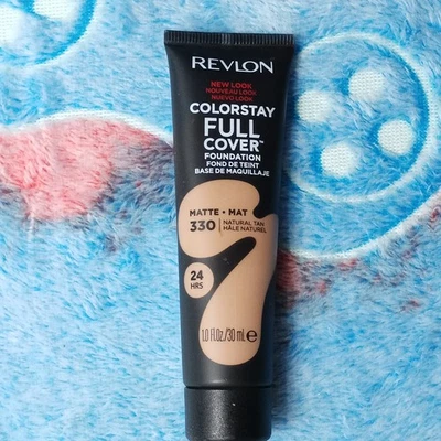 REVLON Colorstay 330 NATURAL TAN Matte Full Cover Foundation NEW - Image 1 of 4