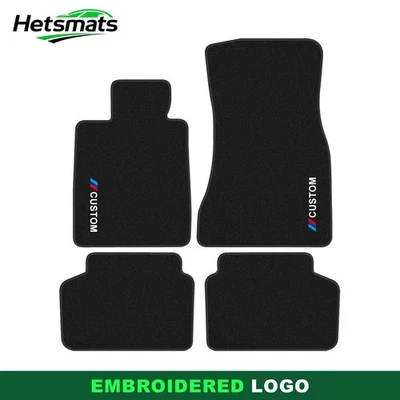 Заказные черные велюровые коврики напольные коврики вкладыши для BMW 7 серии G11 2015-2022 годов выпуска - Изображение 1 из 4