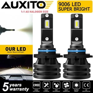 Auxito 9006 HB4 LED Headlight Bulbs Low Beam 12000LM Xenon White 52W Free Return - Picture 1 of 8