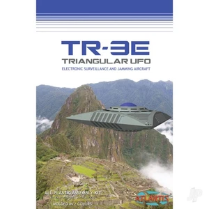 Atlantis Models 5 pollici TR3 UFO Alien Spacehip Kit Modellismo Plastica con Base - Foto 1 di 1