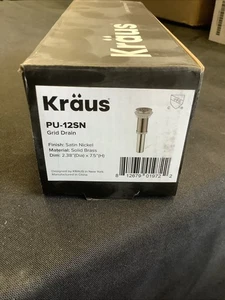 Kraus Grid Grain. Satin Nickel. PU-12SN B4 - Picture 1 of 6