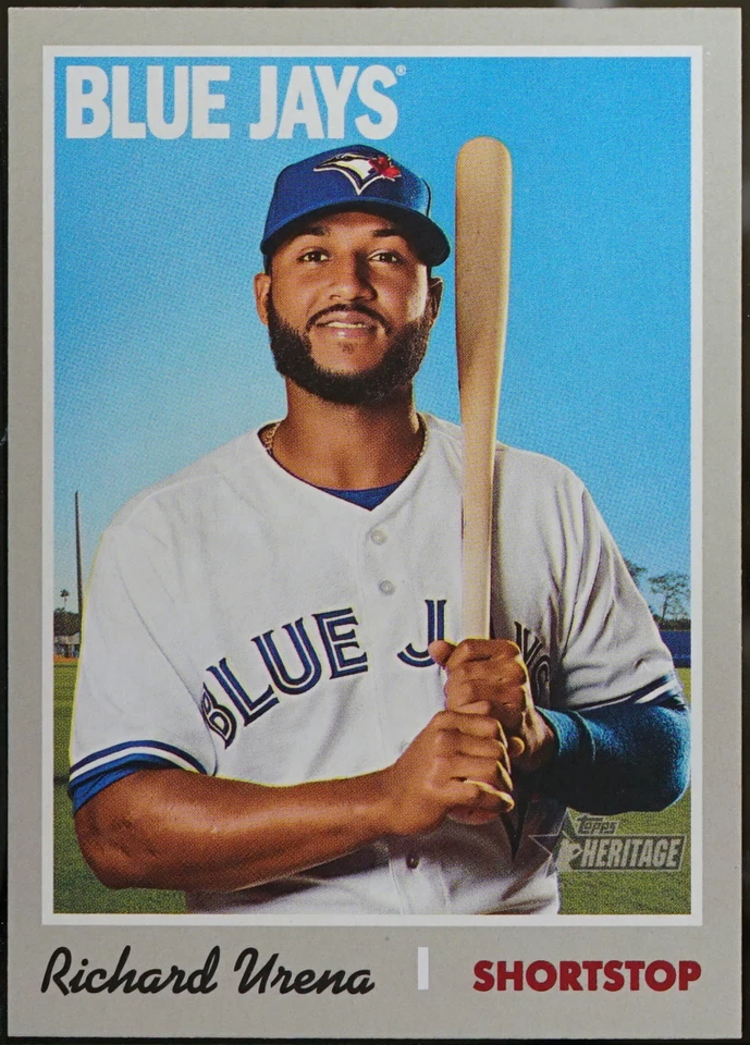 2019 Topps Heritage Baseball Richard Urena #243 NM - Image 1 of 1