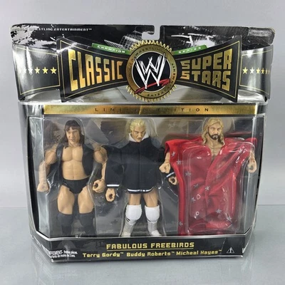 WWE Classic Superstars Fabulous Freebirds Gordy Roberts Hayes Figures Jakks 2006 - Image 1 of 4