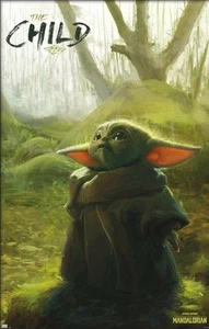Star Wars Mandalorian Forest The Child Wall Poster 22x34  RP 19720 - Picture 1 of 1