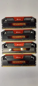 Lot (4) CORSAIR VENGEANCE PRO 32GB(4X8GB)DDR3 2400MHz CMY32X3M4A2400C11R MEMORY - Picture 1 of 3