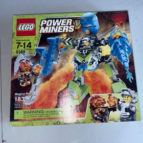Lego Power Miners #8189 Magma Mech Retired & Sealed    183 pieces!