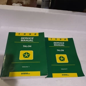 Eagle Talon 1998 manual de servicio Vol 1&2 - Imagen 1 de 4