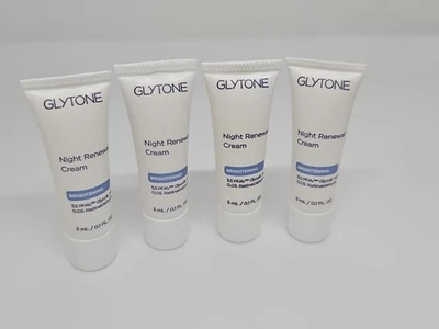 Glytone Night Brightening Renewal Cream 0.1oz / 3ml (LOT OF 4) - Image 1 of 2