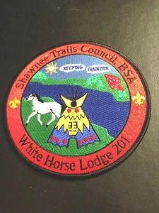 OA WHITE HORSE LODGE 201 SHAWNEE TRAILS COUNCIL J1 PATCH - Bild 1 von 1