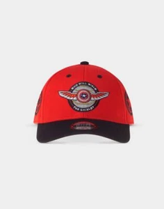 GORRA DE BÉISBOL MARVEL COMICS HALCÓN Y EL SOLDADO DE INVIERNO ESCUDO CORREA ROJA - Imagen 1 de 3