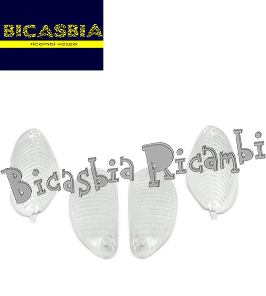 17392 - KIT GEMME TRASPARENTI BIANCHE PER FRECCE GILERA 50 TYPHOON DAL 2006