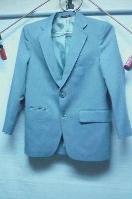 VTG RICHMAN BROTHERS 2-PIECE MEN'S BLUE SUIT 32X28 PANTS - Image 1 of 4