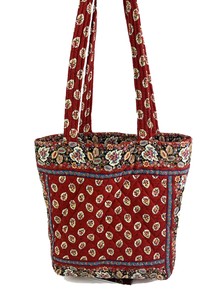 vera bradley red tote bolsa