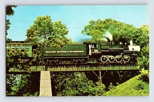 AK Eisenbahn Zug Black River Western Copper Hill Bock 60er Jahre unbespielt - Bild 1 von 2