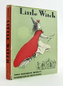 LITTLE WITCH Anna Elizabeth Bennett & Helen Stone 1953 2nd Printing HBDJ - Imagen 1 de 9