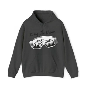 Perfect Ski Bum Hoodie Sweatshirt - Picture 1 of 49