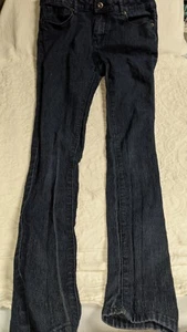 Forever 21 girls sz. 13/14 lightweight darker wash jeans. Cute, comfortable - Picture 1 of 7