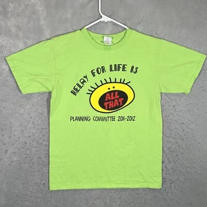 A1 Relay For Life Is All That Saved By The Cure T Shirt Adult Medium Green Mens - Picture 1 of 8