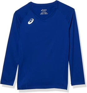 ASICS Youth Spin Serve Volleyball Jersey top Royal Blue Size S MSRP $40 - Picture 1 of 3