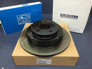 Rotor de freno trasero genuino OEM Subaru WRX Forester Impreza 1993-2008 26700FE080 - Imagen 1 de 2