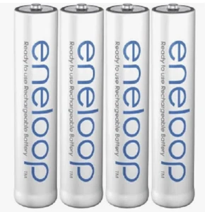 4 x Panasonic Eneloop Micro Bateria BK-4MCCE 750mAh AAA Akumulator LUZEM - Zdjęcie 1 z 1