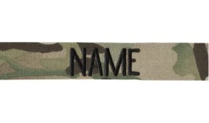 US ARMY Ocp Multicam Uniform Nametape Name Klett patch Tape mit Wunsch Namen - Bild 1 von 1