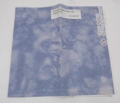 Fabric Flair Bridesmaid Blue  Cross-stitch 14 count  Aida Fabric 9x19 - Image 1 of 2