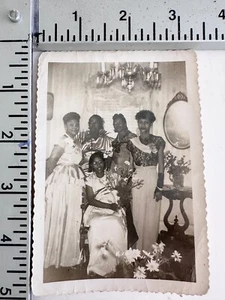 Photograph Vintage African American Women Formal 3.5x5" - Picture 1 of 1