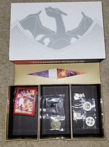 CHARIZARD UPC Pokémon TCG: Sword and Shield Ultra Premium EMPTY BOX Plus Items - Picture 1 of 5