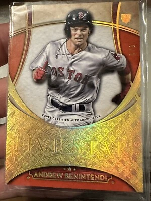 2017 Topps Five Star Benintendi 1/1 UNSIGNED PROOF RARE - Image 1 of 4