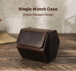 Reloj individual de diseño hexagonal caja de almacenamiento con soporte para Apple Watch - Imagen 1 de 11