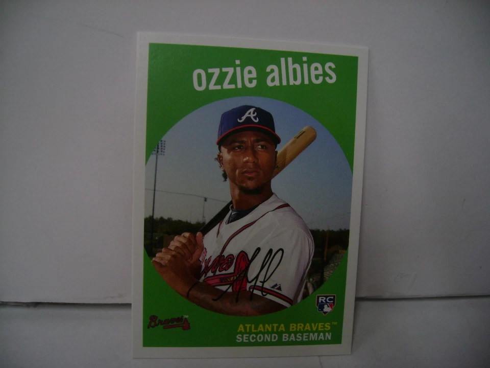 OZZIE ALBIES  2018 TOPPS ARCHIVES #18 ROOKIE - Image 1 of 1