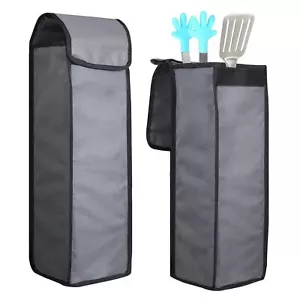 Grill Utensil Accessory Storage Bag Grey Waterproof Bbq Tool Storage Bags Grill - Picture 1 of 7
