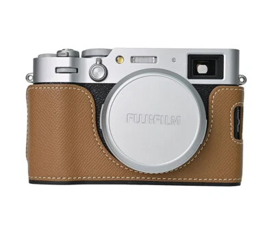 PU Leather Anti-slip Half Case Protective Cover Shell for FUJIFILM X100VI - Image 1 of 4