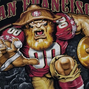 Sudadera San Francisco 49ers Para Hombres 2XL Negra Pullover Gráfico Prospector - Imagen 1 de 10