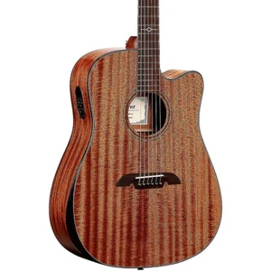 Alvarez AED66CE Dreadnought Acoustic-Electric Guitar Natural - Picture 1 of 7