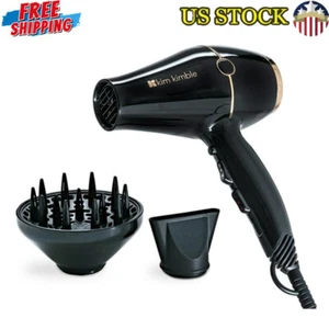 1875 W Hair Dryer Lightweight Ergonomic Design 3 Heat Setting Cool Shot Burst US - Picture 1 of 8