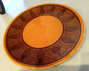 Vintage TAYLOR SMITH & TAYLOR Cannes Atomic Onion Brown Dinner Plates, 10 Avail - Picture 1 of 5