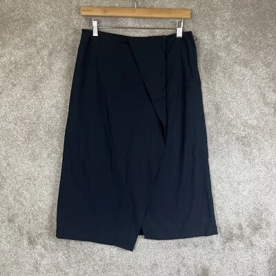 Юбка женская Marc by Marc Jacobs 4 черная хлопковая смесь сбоку на молнии с подкладкой - 8940* - Изображение 1 из 4