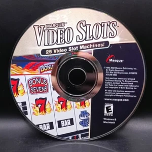 Masque Video Slots (PC Windows/MAC, 2003) 25 Machines Slot Coin Gambling Game - Picture 1 of 2