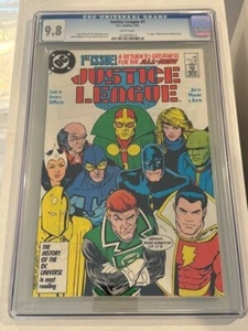 Justice League 1 CGC 9.8 White DC 1st Maxwell Lord Black King 1987 Green Lantern - Picture 1 of 3