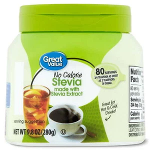 Great Value No Calorie Stevia Sweetener, 9.8 oz - Picture 1 of 4